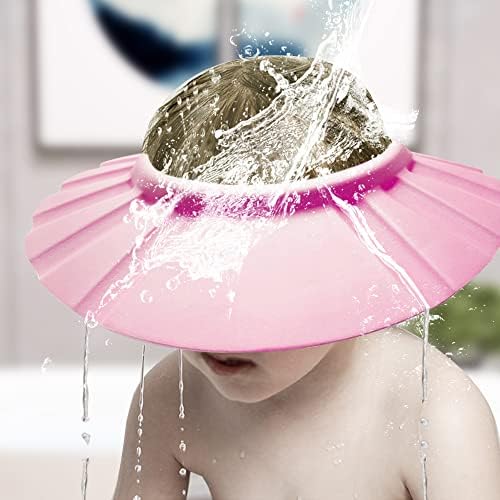 Baby Shower Cap Soft Adjustable Baby Bath Head Cap Visor - Image 6