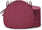 Shinnwa Dining Chair Cushions Set of 6, High-Resilience Foam Windsor Seat Pads by Shinnwa