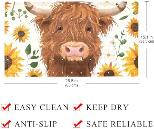 Baby Bath Mat Non Slip 26.8"x15.1" Bathtub Mat - Image 4