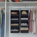 GRANNY SAYS 4-Shelf Hanging Closet Organizer, Foldable Storage - Image 2