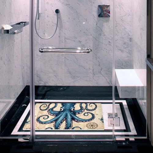 Non Slip Bathtub and Shower Mat 26.8x15.1 inch, Bath Mat - Image 6