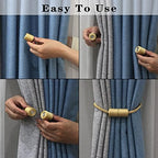 Magnetic Curtain Tiebacks Holdbacks Decorative Tie Backs - Image 4