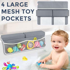 Bath Kneeler and Elbow Rest Pad Set, 1.5” Thick Bathtub Kneeling Mat - Image 6