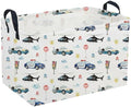 Sanjiaofeng Rectangular Police Car Storage Basket, Boys Toy Storage Bin by Sanjiaofen