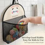 Good Mood Toddler Bath Toy Organizer, Large Capacity Baby Bathtub Toy Storage - Image 2
