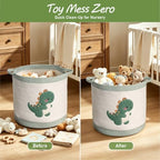 Cute Nursery Bin, Baby Toy Organizer, Storage Basket - Image 5