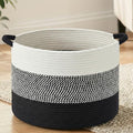 Artfeel 70L Large Cotton Rope Basket, Decorative Woven Blanket Storage by Artfeel