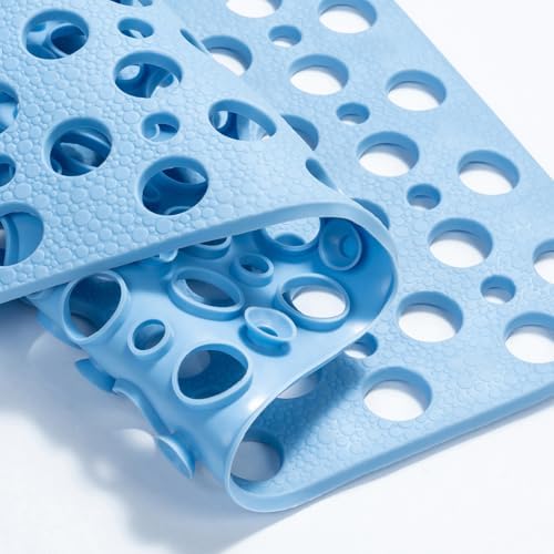 HITSLAM Bathtub Mat Non Slip, Soft TPE Bath Mat by HITSLAM