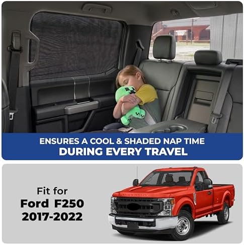 EcoNour Car Window Screen for Ford F- 250 2 Pack - Image 2