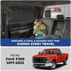 EcoNour Car Window Screen for Ford F- 250 2 Pack - Image 2