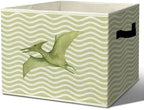 Vintage Dinosaur Boy Nursery Storage Bins Box by Unknown