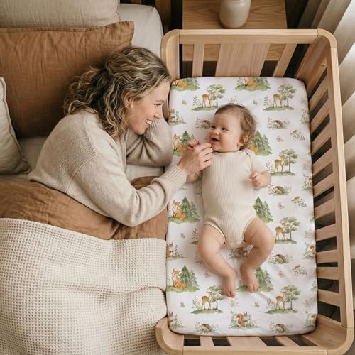 3 Pack Bedside Bassinet Sheets Girl & Boy 33" x 20" Rectangle - Image 2