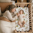 3 Pack Bedside Bassinet Sheets Girl & Boy 33" x 20" Rectangle - Image 2
