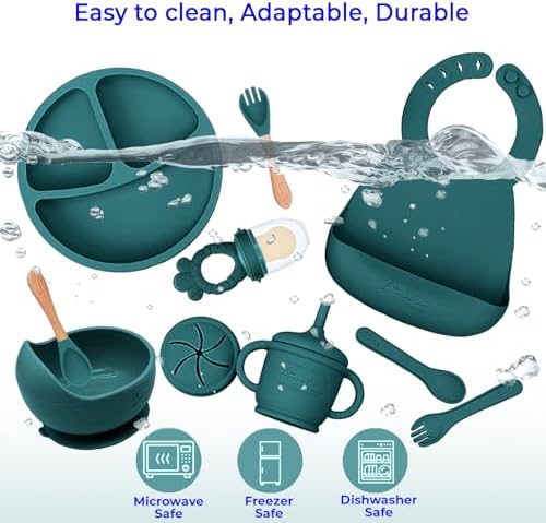 Silicone Baby Feeding Set, Baby plates and bowls Set - Image 5