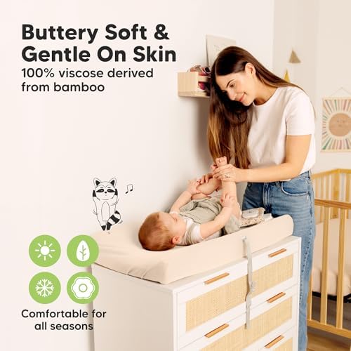 2-Pack Baby Changing Pad Cover for Girl - Image 3