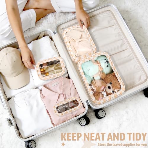 YOPCDJ 5PCS Diaper Bag Organizer Pouch Set, TSA Approved Toiletry Bag，Clear - Image 5