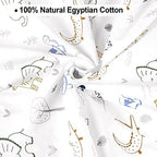 PHF 100% Cotton Bassinet Sheets 2 Pack, Soft Breathable Comfortable Cradle - Image 4