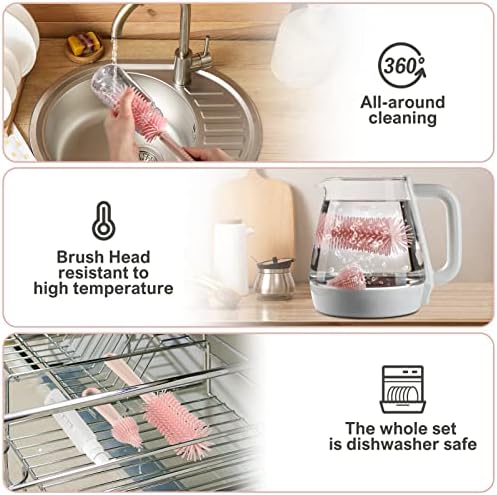 6 in 1 Baby Bottle Cleaner Set - Image 5