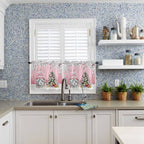 Vandarllin Christmas Gnome Kitchen Curtains and Valances Set, Winter Merry - Image 5