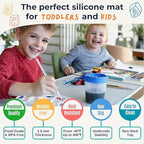 Silicone Craft Mat for Painting, PlayDoh and Art Projects - Image 4