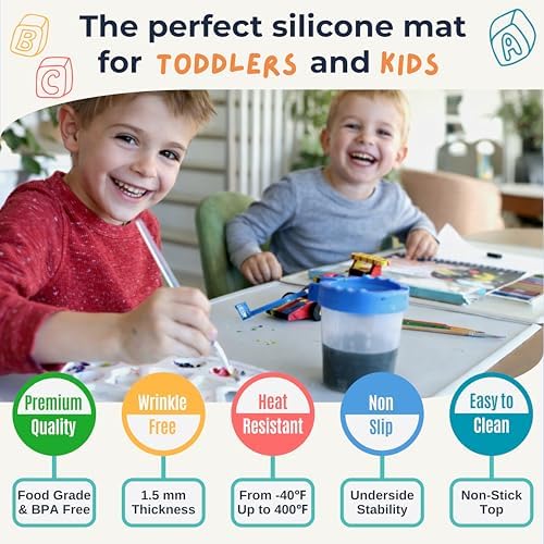 Silicone Placemats for Toddlers & Kids - Image 4