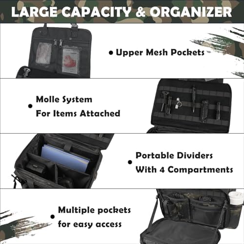 SCAVATA Patrol Bag Law Enforcement, Police Gear Car Front Seat Organizer - Image 2