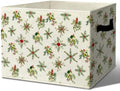 Vintage Christmas Holly Storage Box by Unknown