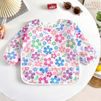 PandaEar 3 Pack Waterproof Baby Long Sleeve Bibs - Image 6
