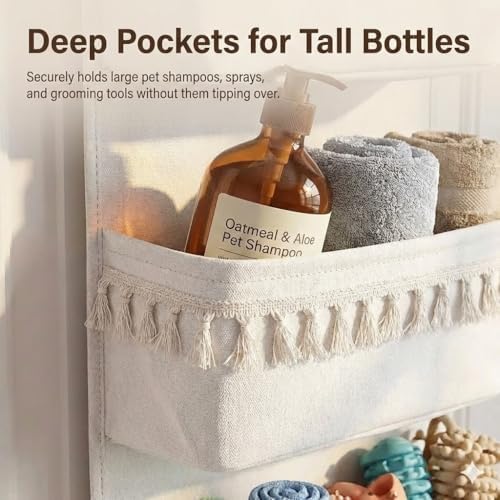 Over The Door Organizer, Pet Supplies Hanging Storage Rack - Image 3
