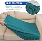 Water Resistant Couch Cushion Covers Stretch Sofa Seat Slipcover - Image 5