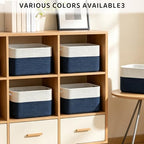 4 Pack Storage Baskets for Organizing, and Clothes, Cotton Rope Basket for - Image 4
