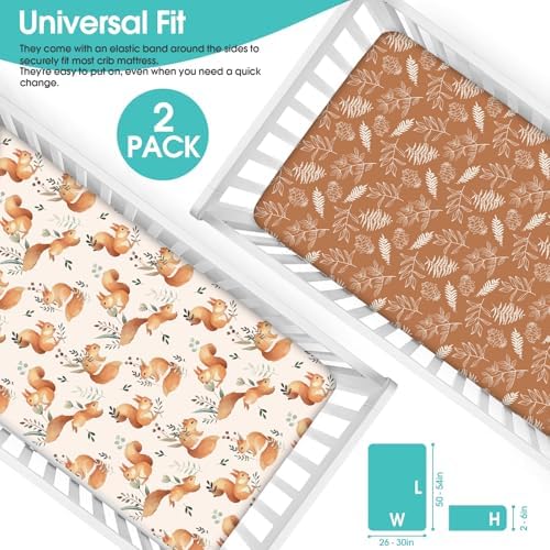 BROLEX Baby Fitted Crib Sheets: Kid Crib Sheets - Image 3