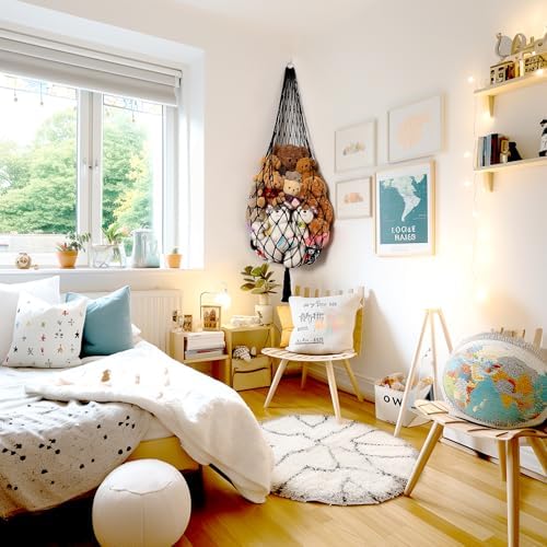 Amdermi Stuffed Animal Hammock Corner Hanging Net - Image 6