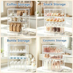 Baby Bottle Organizer For Countertop，3-Tier Adjustable Storage Cabinet - Image 4