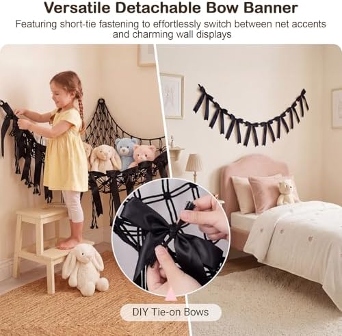 Basumee Stuffed Animals Storage Hammock - Image 4
