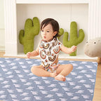 Highchair Floor Mat, Polyester Baby Highchair Mat 110 X 110cm - Image 2