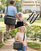 Tiptops Wheelchair Back Bag, Wheelchair Accessories Large Capacity Wheelchair - Image 5