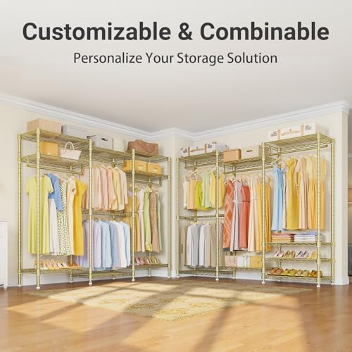 VIPEK V5 Heavy Duty Clothes Rack, Freestanding Modular Closet System - Image 6