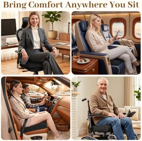 TranquilRelax Memory Foam Seat Cushion - Image 3