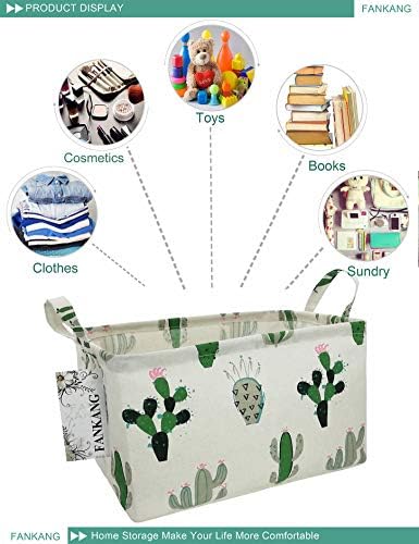 Rectangular Cactus Storage Bin Nursery Hamper - Image 3