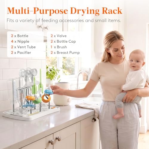 Lifewit Portable Baby Bottle Drying Rack - Image 6