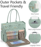 Bagstellar Teacher Tote Bag for Women, 15.6" Laptop Work Tote Computer Bag - Image 6