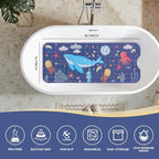 PRATIQUE Kids Bath Mat for Tub Non Slip，40 X 16 Inch Extra Long Kids Bathtub - Image 2