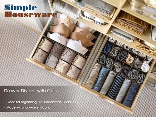 Simple Houseware 4-Pack Drawer Organizer Set - Image 6