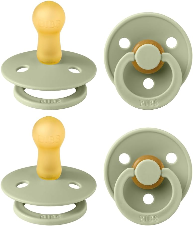 BIBS Colour Pacifier, 6-18 Months, Round Nipple by BIBS
