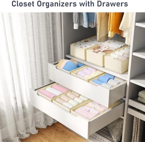 DIMJ Drawer Organizer Clothes - Image 3
