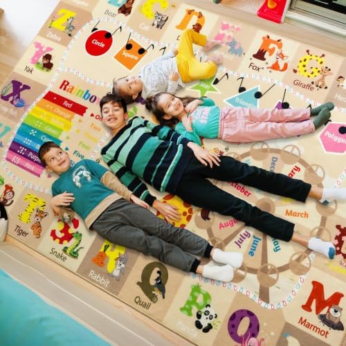 BENRON 6x9 Playroom Rug for Kids Washable, PlayMat - Image 4