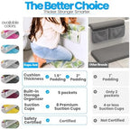 Supa Ant Bath Kneeler –8 Suction Cups & 2" Padding.Certified Non Toxic Bath - Image 4