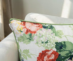Vintage Rose Floral Print 20x20 Throw Pillow Cover - Image 4