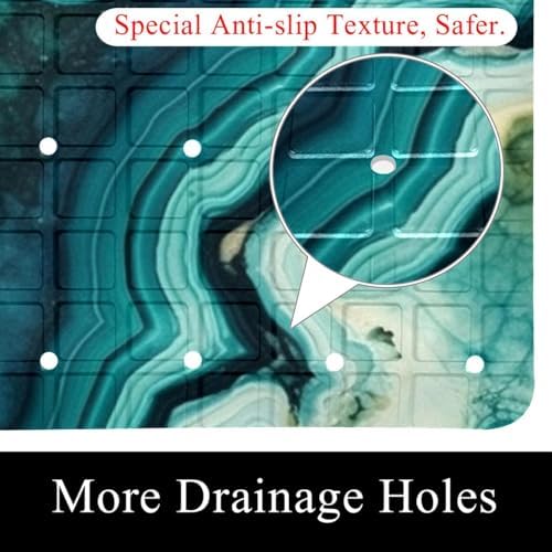 Shower Mat Non Slip, 26.8 x 15.1 Inch Bathtub Mat - Image 2